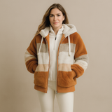 Casaco Parka de Inverno Solana Manga Rosa