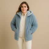 Casaco Parka de Inverno Solana Manga Rosa