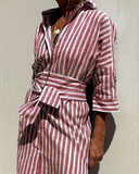 Blusa Chemise com Listras Sarah