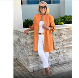 Camisa Elegante Cecilia - Manga Rosa