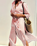 Blusa Chemise com Listras Sarah