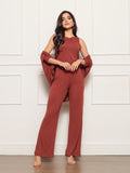 Cardigan e Pantalona Verona - Coleção Nuvem Brasileira