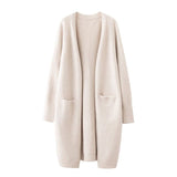 Cardigan Manga Rosa » Coleção New York 0 Manga Rosa Moda Bege Claro Tamanho Único 