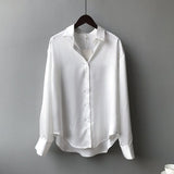 Camisa Seda Manga Rosa » Coleção Paris 0 Manga Rosa Moda Branco P 